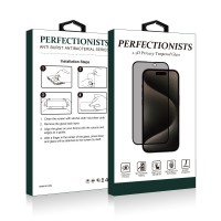  Stikla ekrāna aizsargs 2.5D Privacy Perfectionists Samsung S721 S24 FE black 